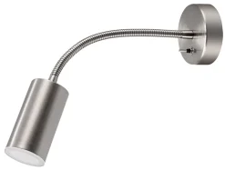 Applique murale LED intégrée Lignit 280lm 3,5W IP20 GoodHome argent