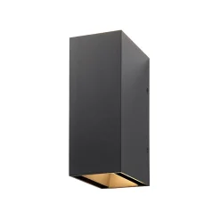 Applique murale LED intégré Katsura 712lm IP44 gris anthracite GoodHome