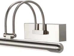 Applique murale LED intégrée Giausar 780lm 9W IP20 GoodHome argent