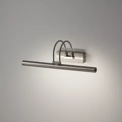 Applique murale LED intégrée Giausar 780lm 9W IP20 GoodHome argent