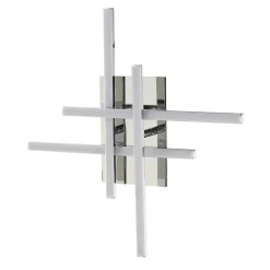 Applique murale LED intégrée Alani 660lm 10W IP20 GoodHome argent