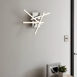 Applique murale LED intégrée Alani 660lm 10W IP20 GoodHome argent