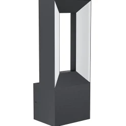 Applique murale LED intégrée Riforano noir IP44 640lm Eglo