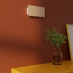 Applique murale LED intérieur métal effet bois Asparagus l.20 x H.10cm 560lm GoodHome