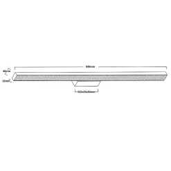 Applique murale LED Light Prestige Aqua noire CCT 3000K/4000K/6000K (réglable) 1 pc.