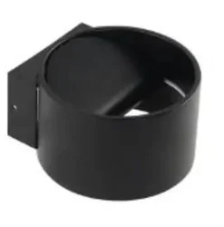 Applique murale LED Noir 8W (Eq. 64W) 4200K Diam. 100mm