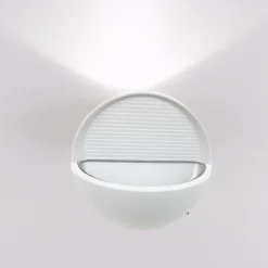 Applique Murale LED Ovale 7W IP44 BLANC - Blanc Neutre 4000K - 5500K - SILAMP