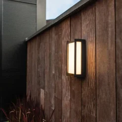 Applique murale LED rectangulaire, 12W 1200lm 4000K IP54, GRIS