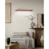 Applique murale LED Slim 24 W, CCT 2700 K-4000K, L. 79,2 cm, Orientable, 1920 lm, IP20 - Perenz - Marron métallisé