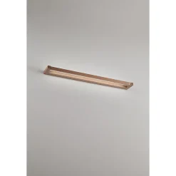 Applique murale LED Slim 24 W, CCT 2700 K-4000K, L. 79,2 cm, Orientable, 1920 lm, IP20 - Perenz - Marron métallisé