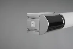 Applique murale LED SMD, 16W, 1650lm, 3000K, Chrome, IP44 - Trio - Piera