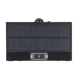 Applique murale LED Solaire 3W Noire Eclairage led d'extérieur Détecteur de mouvement 350 Lm ASLO