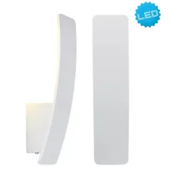Applique murale LED 'Stan' blanc H: 30 cm