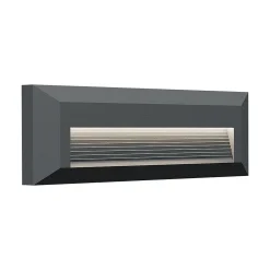 Applique murale LED VEKTA-B 3en1 3W 180lm IP65 Gris