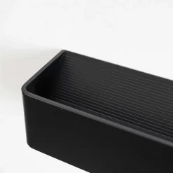 Applique murale LED 12W compatible avec variateur - noire 37 cm - Quadra