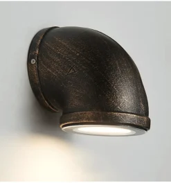 Applique Murale LED 3W Design Tuyau Couleur Rouille - Athiel