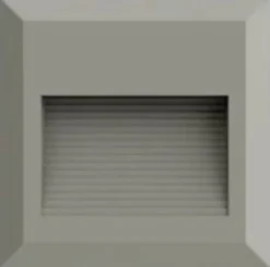 Applique murale LED 2W (Eq. 16W) IP65 Dim. 124x124mm