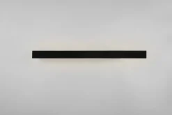 Applique Murale LED 13W 1400lm IP44 Noir Mat - Trio - Rocco