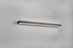 Applique Murale LED 13W 1400lm IP44 Noir Mat - Trio - Rocco