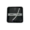 Applique Murale LED 4W Noire Carrée IP65 - Blanc Chaud 2300K - 3500K - SILAMP