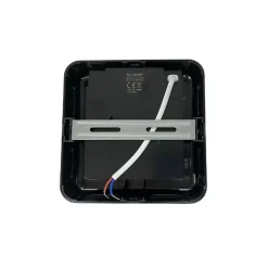 Applique Murale LED 4W Noire Carrée IP65 - Blanc Chaud 2300K - 3500K - SILAMP