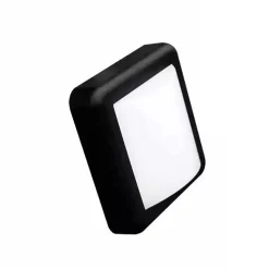 Applique Murale LED 4W Noire Carrée IP65 - Blanc Chaud 2300K - 3500K - SILAMP