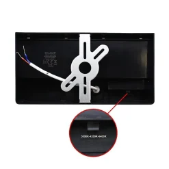 Applique Murale LED 30W Noire IP65 Température de Lumière Variable - 3000K/4000K/6000K - SILAMP