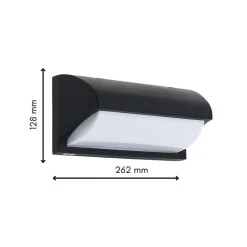Applique Murale LED 30W Noire IP65 - Blanc Froid 6000K - 8000K - SILAMP
