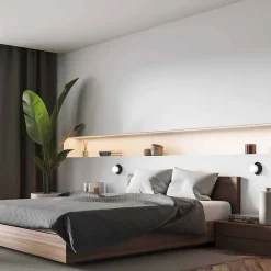 Applique murale Light Prestige Roma noire 1 x G9 1 pc.