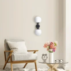 Applique murale Light Prestige Dorado noire 2 x E14 1 pc.