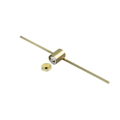 Applique murale Light Prestige Modern Slim dorée LED 3000K 1 pièce.