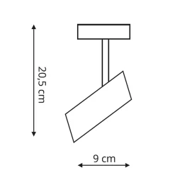 Applique murale Light Prestige Futuro blanche 1 x GU10 1 pc.