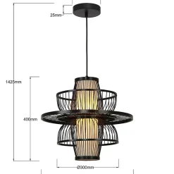 Applique murale Light Prestige Astra noire 1 x E27 1 pièce.