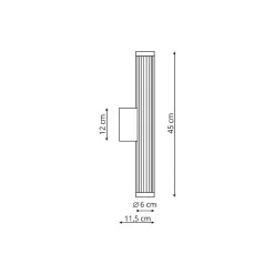 Applique murale Light Prestige VENA chromée LED CCT 3000K/4000K/6000K (réglable) 1 pc.