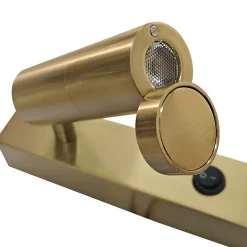 Applique murale Light Prestige Miri dorée LED 3000K 1 pièce.