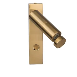 Applique murale Light Prestige Miri dorée LED 3000K 1 pièce.