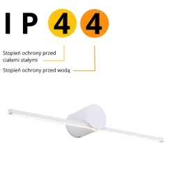 Applique murale Light Prestige Modern Slim LED blanche 3000K 1 pièce.