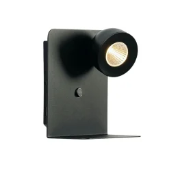 Applique murale liseuse noire avec interrupteur - Lyngen