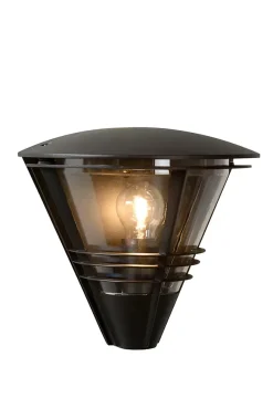Applique murale LIVIA en aluminium avec 1xE27 - Noir - Lucide