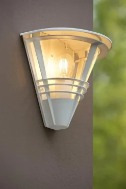 Applique murale LIVIA en aluminium avec 1xE27 - Blanc - Lucide