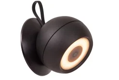 Applique murale LUNEX en aluminium avec LED intégré - Noir - Lucide