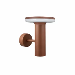 Applique murale Mac Wall Base Corten - 12W LED Interrupteur CCT 2700 K/3200 K/4000K, aluminium - Beneito & Faure