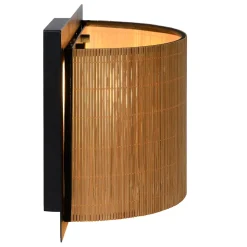 Applique murale MAGIUS en bambou avec 1xE27 - Naturel - Lucide