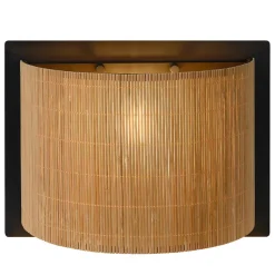 Applique murale MAGIUS en bambou avec 1xE27 - Naturel - Lucide