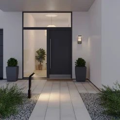 Applique murale Majorca LED intégrée 650lm 23W IP44 GoodHome noir