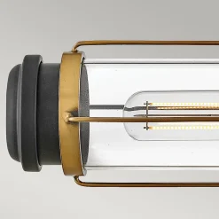 Applique Murale Masthead 2 x 40W E27 Laiton & Noir.