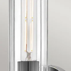 Applique Murale Masthead 1 x 40W E27 Chrome Poli & Noir.