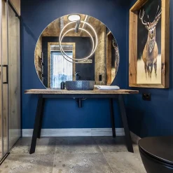 Applique murale miroir Light Prestige noire LED CCT 3000K/4000K/6000K (réglable) 1 pc.