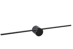 Applique murale MIZAR en aluminium avec LED intégré - Noir - Lucide