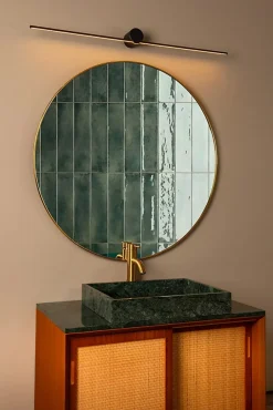 Applique murale MIZAR en aluminium avec LED intégré - Noir - Lucide